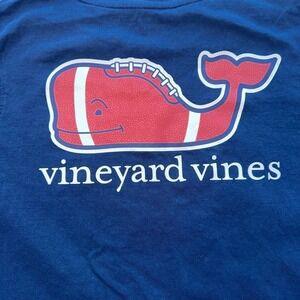 NWOT Unisex Adult Small Vineyard Vines LS Whale Football Graphic TShirt